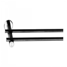 Stunning slimline black double rail - 800mm